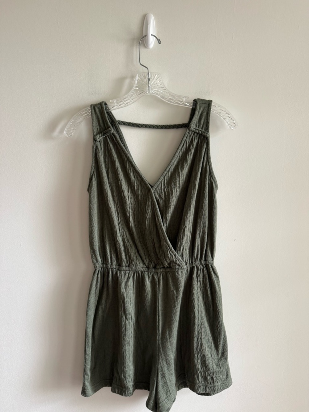Universal Thread Dark Forest Green Romper